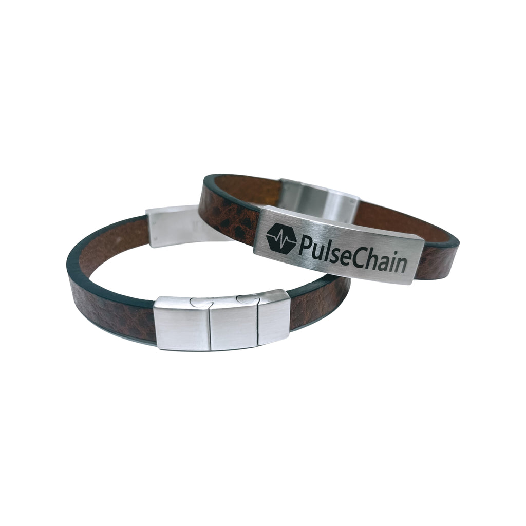 PulseChain Leather Bracelet