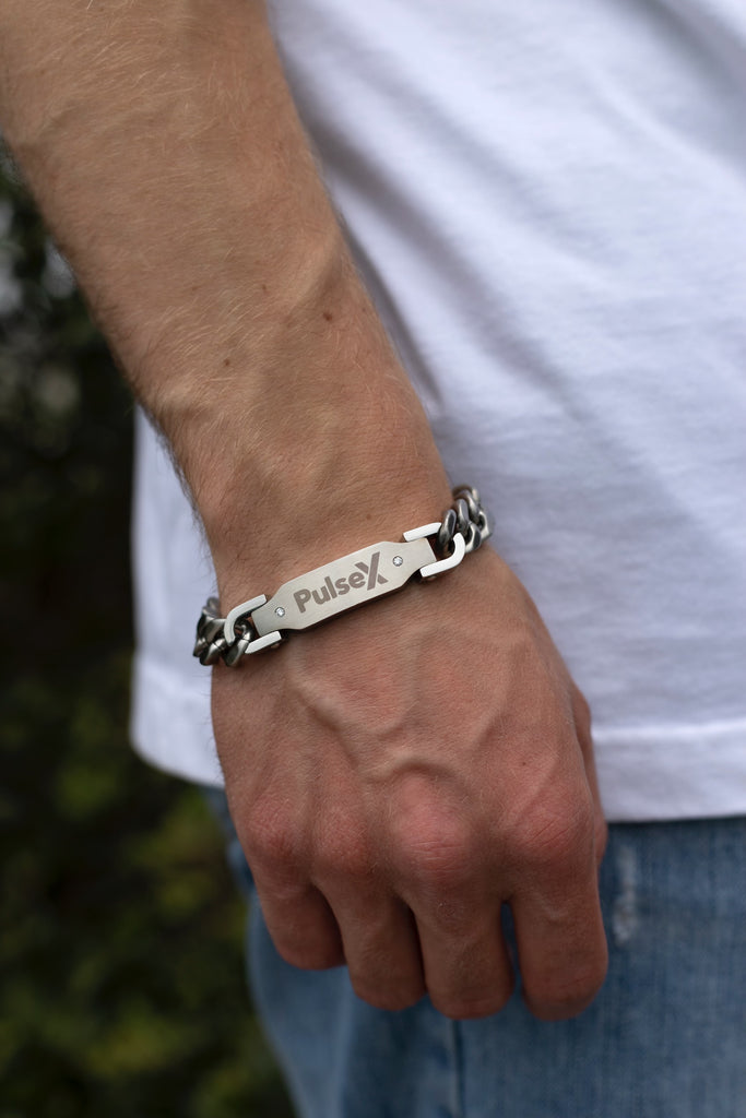 PulseX Diamond Chain link Bracelet